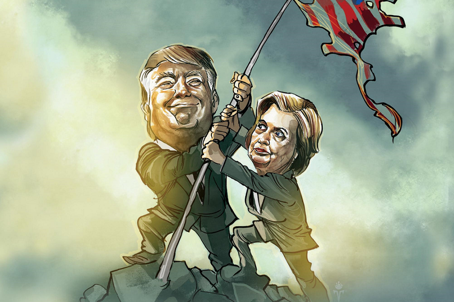 Der Wahlkampf zwischen Donald Trump und Hillary Clinton wird intensiver. Der augenscheinliche Verlierer und Mogul holt erheblich auf.