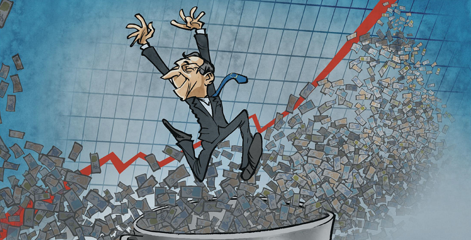 EZB-Präsident Mario Draghi heißt nicht umsonst der Zauberer. Er erschafft aus dem Nichts Geld. Doch beim Steuerzahler kommt nichts davon an.